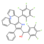1H-Pyrrole-2-methanol, α-(2,3,4,5,6-pentafluorophenyl)-5-[(2,3,4,5,6-pentafluorophenyl)-1H-pyrrol-2-ylmethyl]-3,4-diphenyl- 