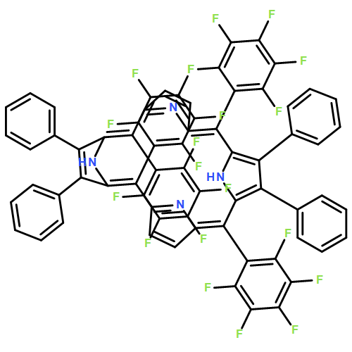21H,23H-Porphine, 5,10,15,20-tetrakis(2,3,4,5,6-pentafluorophenyl)-2,3,12,13-tetraphenyl- 