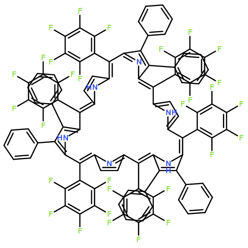 31,32,33,34,35,36-Hexaazaheptacyclo[26.2.1.13,6.18,11.113,16.118,21.123,26]hexatriaconta-1(31),2,4,6,8,10,12,14,16(34),17,19,21,23,25,27,29-hexadecaene, 2,7,12,17,22,27-hexakis(2,3,4,5,6-pentafluorophenyl)-4,5,14,15,24,25-hexaphenyl- 