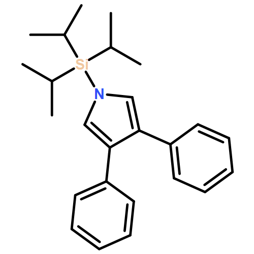 1H-Pyrrole, 3,4-diphenyl-1-[tris(1-methylethyl)silyl]- 