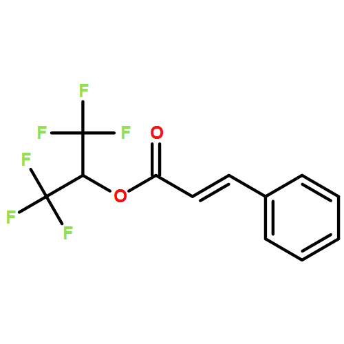 2-Propenoic acid, 3-phenyl-, 2,2,2-trifluoro-1-(trifluoromethyl)ethyl ester, (2E)- 