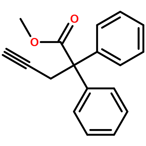 Benzeneacetic acid, α-phenyl-α-2-propyn-1-yl-, methyl ester 