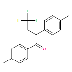 1-Butanone, 4,4,4-trifluoro-1,2-bis(4-methylphenyl)- 