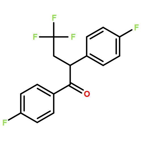 1-Butanone, 4,4,4-trifluoro-1,2-bis(4-fluorophenyl)- 