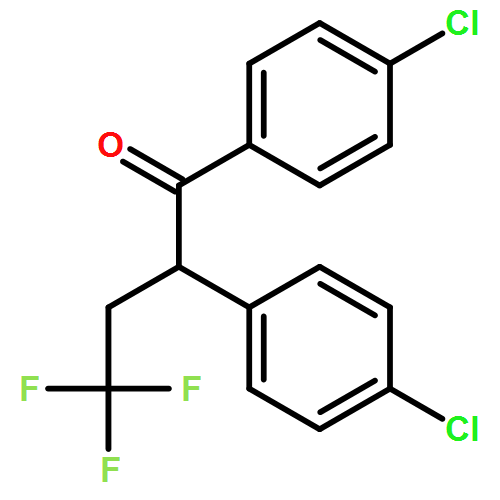 1-Butanone, 1,2-bis(4-chlorophenyl)-4,4,4-trifluoro- 