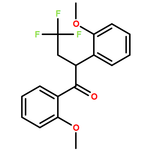 1-Butanone, 4,4,4-trifluoro-1,2-bis(2-methoxyphenyl)- 
