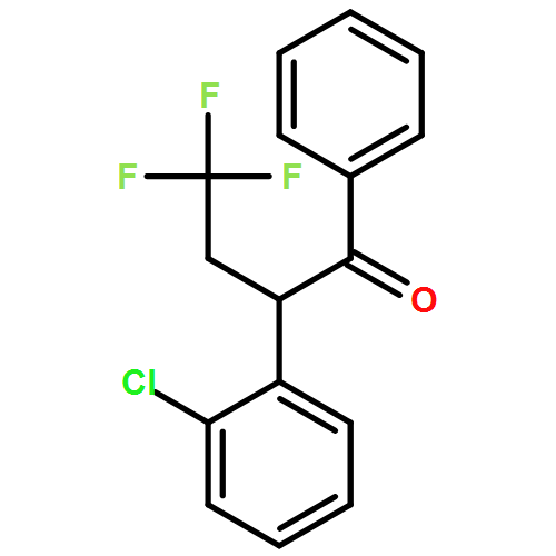 1-Butanone, 2-(2-chlorophenyl)-4,4,4-trifluoro-1-phenyl- 