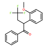 1-Butanone, 4,4,4-trifluoro-2-(2-methoxyphenyl)-1-phenyl- 