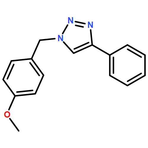 1H-1,2,3-Triazole, 1-[(4-methoxyphenyl)methyl]-4-phenyl- 