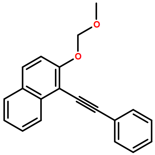 Naphthalene, 2-(methoxymethoxy)-1-(2-phenylethynyl)- 