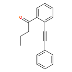 1-Butanone, 1-[2-(2-phenylethynyl)phenyl]- 