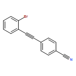 Benzonitrile, 4-[2-(2-bromophenyl)ethynyl]- 
