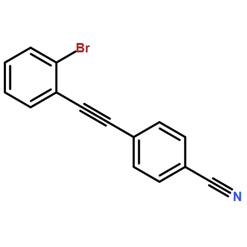 Benzonitrile, 4-[2-(2-bromophenyl)ethynyl]- 