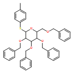 β-D-Glucopyranoside, 4-methylphenyl 2,3,4,6-tetrakis-O-(phenylmethyl)-1-thio- 