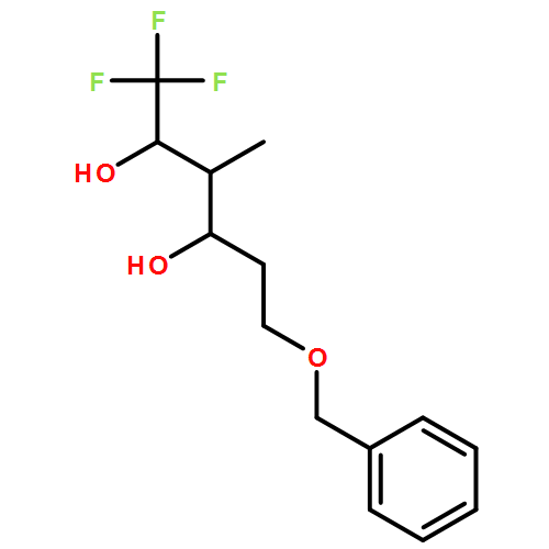 2,4-Hexanediol, 1,1,1-trifluoro-3-methyl-6-(phenylmethoxy)-, (2S,3S,4R)- 