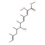 2,4,10-Undecatrienoic acid, 7-hydroxy-11-iodo-2-methoxy-4,6,8,10-tetramethyl-, methyl ester, (2Z,4E,6R,7S,8S,10E)- 