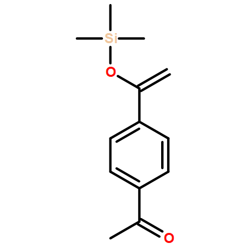 Ethanone, 1-[4-[1-[(trimethylsilyl)oxy]ethenyl]phenyl]- 