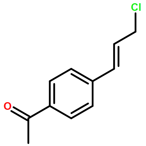 Ethanone, 1-[4-(3-chloro-1-propen-1-yl)phenyl]- 
