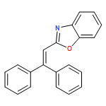 Benzoxazole, 2-(2,2-diphenylethenyl)- 