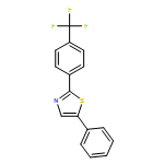 Thiazole, 5-phenyl-2-[4-(trifluoromethyl)phenyl]- 