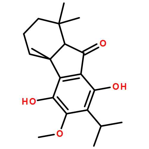 9H-Fluoren-9-one, 1,2,3,4,4a,9a-hexahydro-5,8-dihydroxy-6-methoxy-1,1,4a-trimethyl-7-(1-methylethyl)-, (4aS,9aR)- 