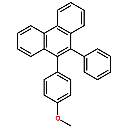 Phenanthrene, 9-(4-methoxyphenyl)-10-phenyl- 