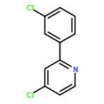 Pyridine, 4-chloro-2-(3-chlorophenyl)- 