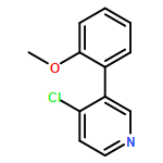 Pyridine, 4-chloro-3-(2-methoxyphenyl)- 
