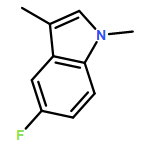 1H-Indole, 5-fluoro-1,3-dimethyl- 
