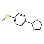 Magnesium, bromo[4-(1,3-dioxolan-2-yl)phenyl]- 