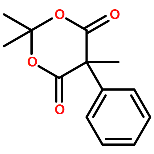 1,3-Dioxane-4,6-dione, 2,2,5-trimethyl-5-phenyl- 