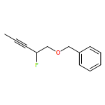 Benzene, [[(2-fluoro-3-pentyn-1-yl)oxy]methyl]- 