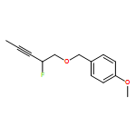 Benzene, 1-[[(2-fluoro-3-pentyn-1-yl)oxy]methyl]-4-methoxy- 