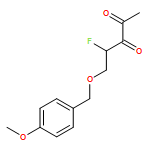 2,3-Pentanedione, 4-fluoro-5-[(4-methoxyphenyl)methoxy]- 