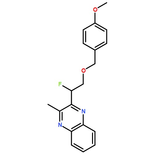 Quinoxaline, 2-[1-fluoro-2-[(4-methoxyphenyl)methoxy]ethyl]-3-methyl- 