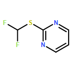 Pyrimidine, 2-[(difluoromethyl)thio]- 