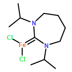 Iron, dichloro[hexahydro-1,3-bis(1-methylethyl)-2H-1,3-diazepin-2-ylidene]- 
