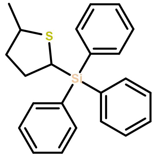 Thiophene, tetrahydro-2-methyl-5-(triphenylsilyl)- 