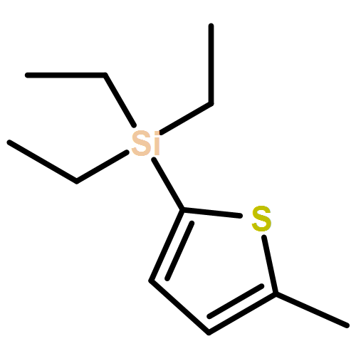 Thiophene, 2-methyl-5-(triethylsilyl)- 
