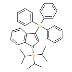 1H-Indole, 3-(triphenylsilyl)-1-[tris(1-methylethyl)silyl]- 