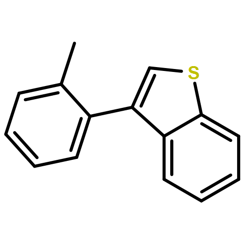 Benzo[b]thiophene, 3-(2-methylphenyl)- 