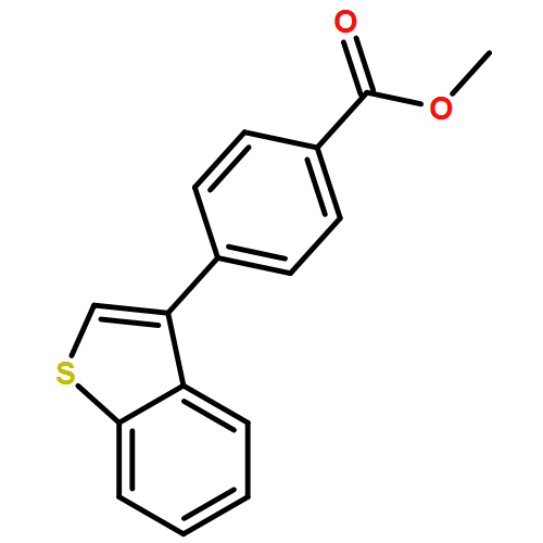 Benzoic acid, 4-benzo[b]thien-3-yl-, methyl ester 