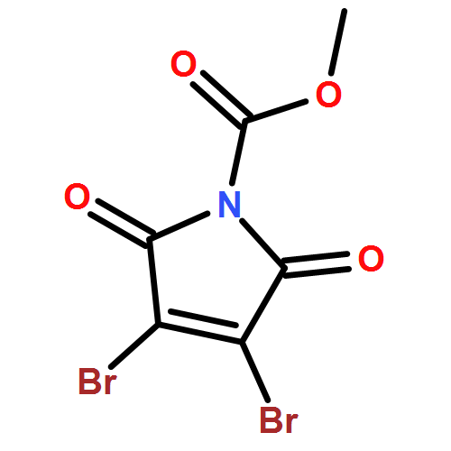 1H-Pyrrole-1-carboxylic acid, 3,4-dibromo-2,5-dihydro-2,5-dioxo-, methyl ester 