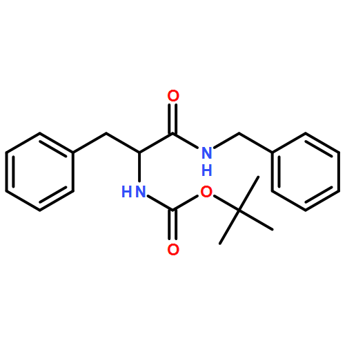 Carbamic acid, N-[(1S)-2-oxo-1-(phenylmethyl)-2-[(phenylmethyl)amino]ethyl]-, 1,1-dimethylethyl ester 