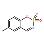 1,2,3-Benzoxathiazine, 6-methyl-, 2,2-dioxide 