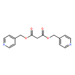 Propanedioic acid, 1,3-bis(4-pyridinylmethyl) ester 