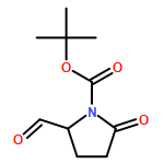 1-Pyrrolidinecarboxylic acid, 2-formyl-5-oxo-, 1,1-dimethylethyl ester, (2S)- 