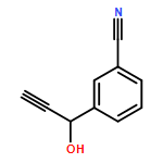 Benzonitrile, 3-(1-hydroxy-2-propyn-1-yl)- 