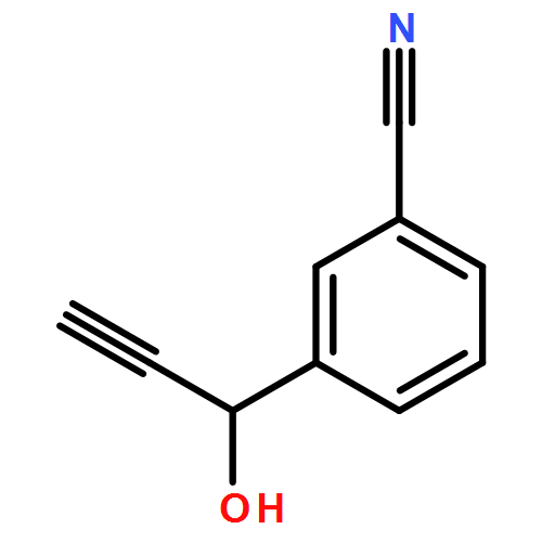 Benzonitrile, 3-(1-hydroxy-2-propyn-1-yl)- 