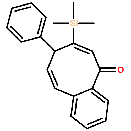 5(8H)-Benzocyclooctenone, 8-phenyl-7-(trimethylsilyl)- 